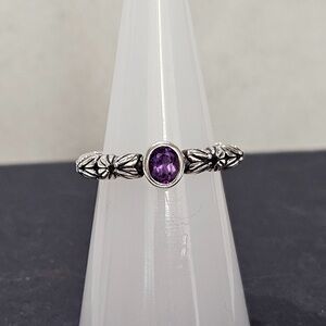 Dweck Diamonds Amethyst and Diamond Florette Ring